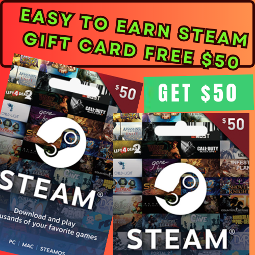 Easy To Earn Steam Gift Card